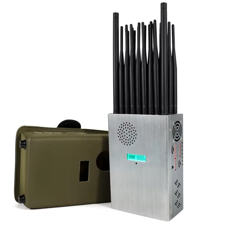 Signal Jammer – WiFi/GSM/GPS 28 Antennas
