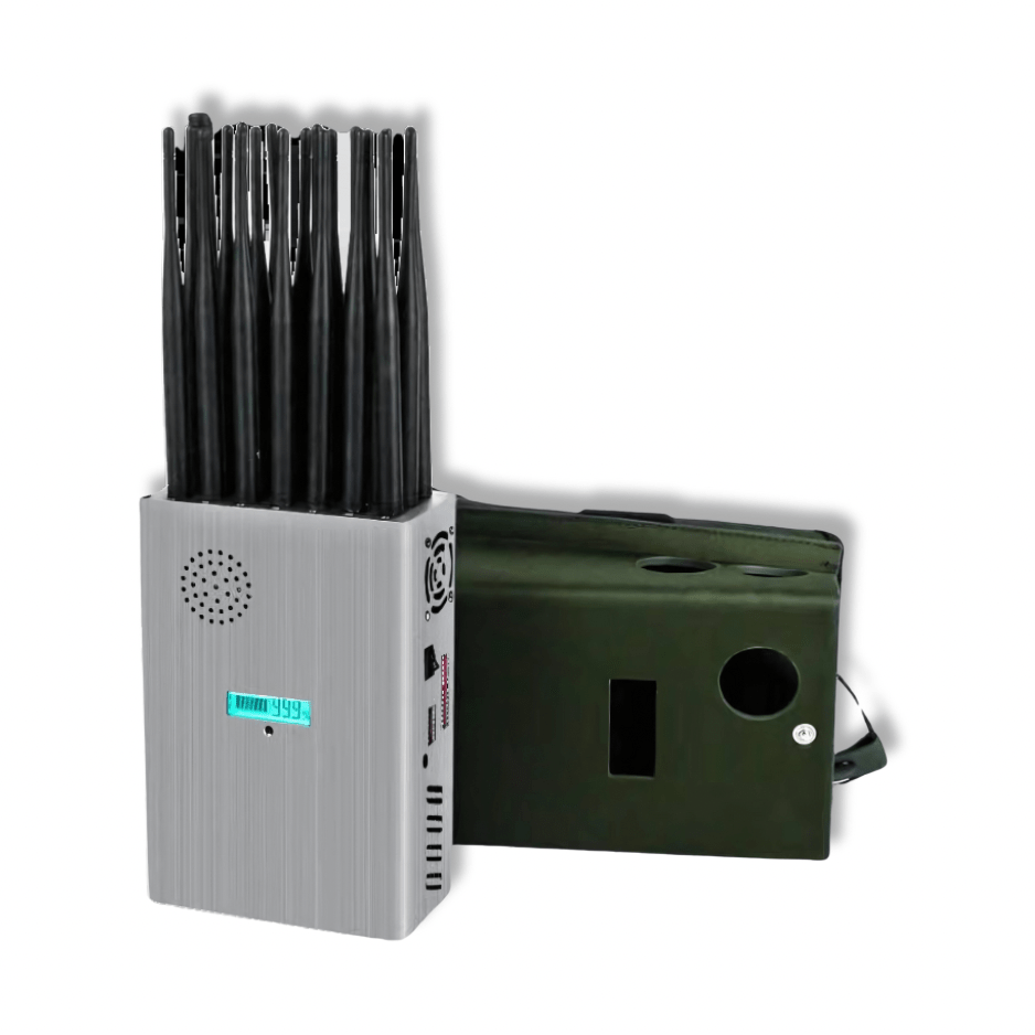 Signal Jammer WiFi/GSM/GPS/RF (21 Antennas)