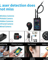 Détecteur de caméra de surveillance anti-surveillance anti-sneak, positionnement GPS, suivi, EAU sans fil, nouveau, 2023