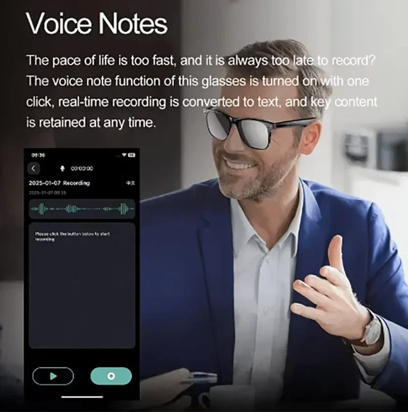 Hidden Camera Glasses