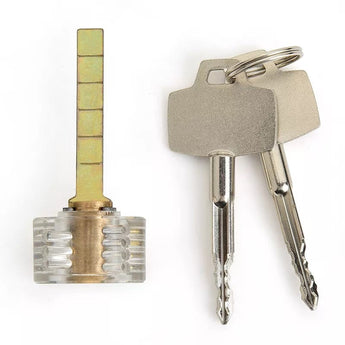 Serrure transparente - Apprenez à crocheter facilement En Croix