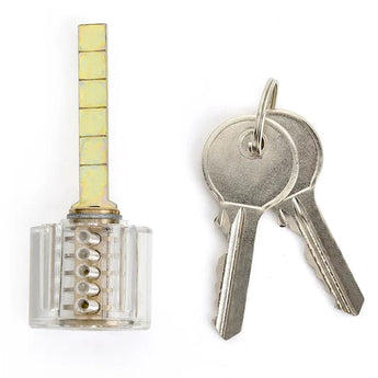 Serrure transparente - Apprenez à crocheter facilement Rond